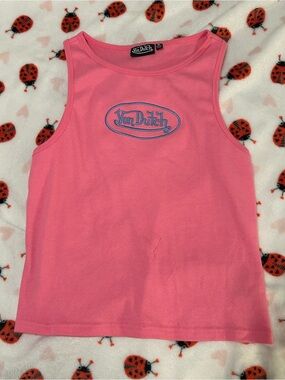 Authentic Von Dutch Pink Tank Top